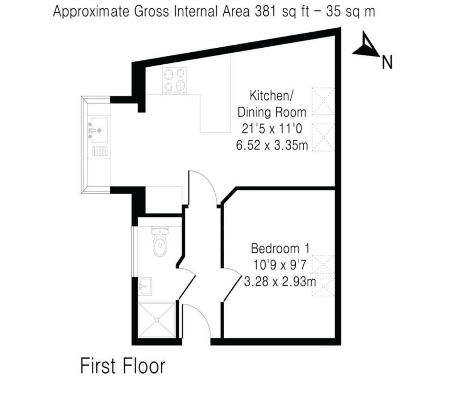 Apartamento Stylish 1-bed *